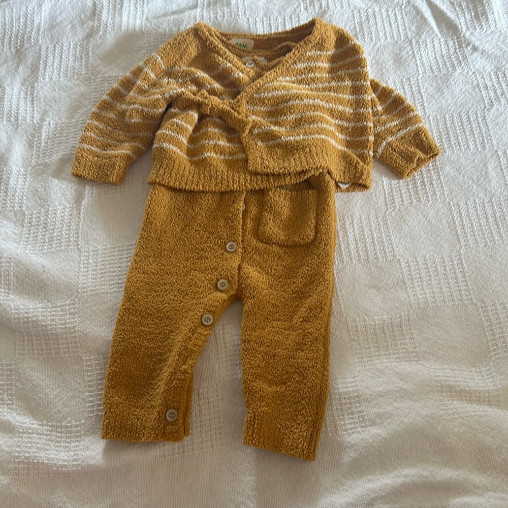7 AM Enfant Baby Wrap Top - Ultra-Soft Fabric wrap sweater and sleeveless onesie